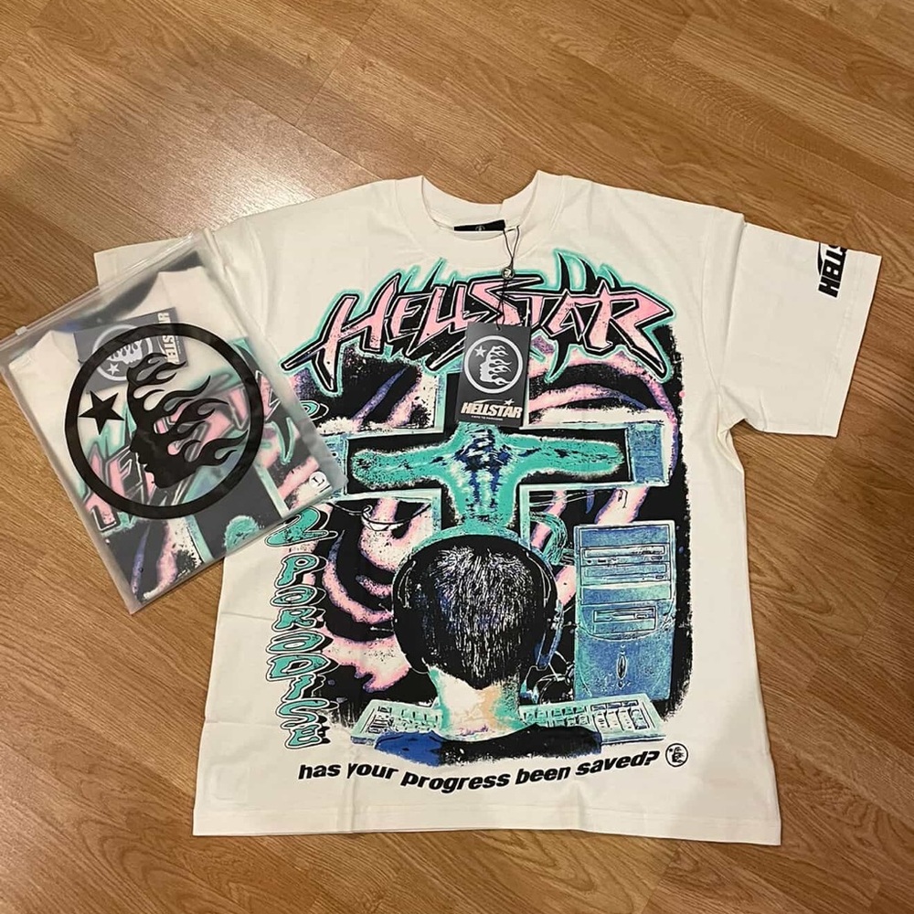 Hellstar Graphic Tee - Cream